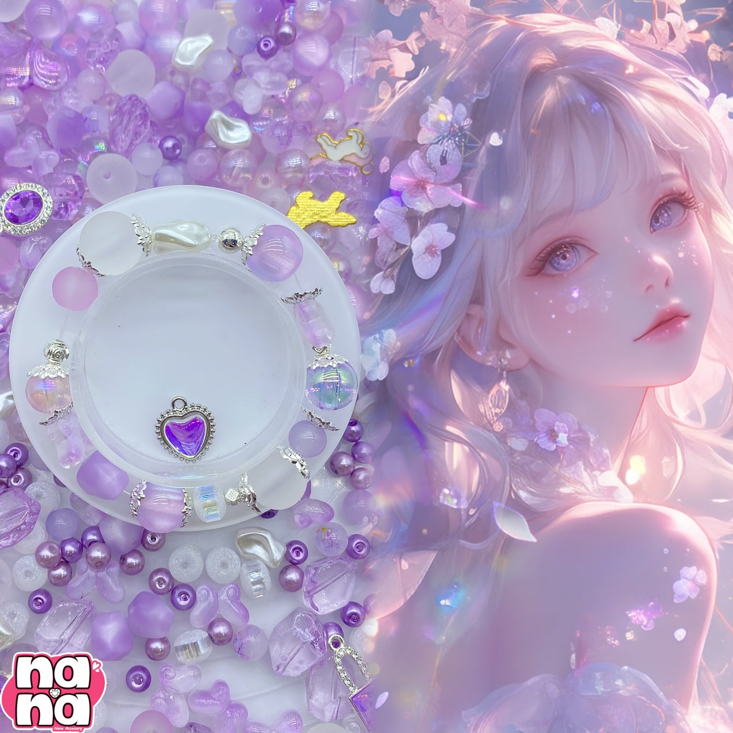 【A566】紫ロマン 高品質樹脂Xガラス(6+8+10+12)