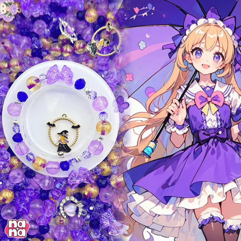 1/15 NEW【A071】💜リボン姫  高品質瑠璃（4+6+10）