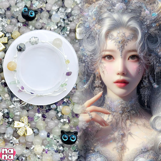 【A569】風待ち  高品質天然石XテラヘルツXクリスタルXガラス（8+10）